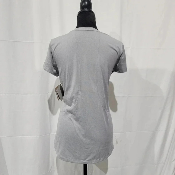 Reebok NEW Women's Scoop Neck Dri Gray Heather Excell Athletic Top M - Picture 8 of 11